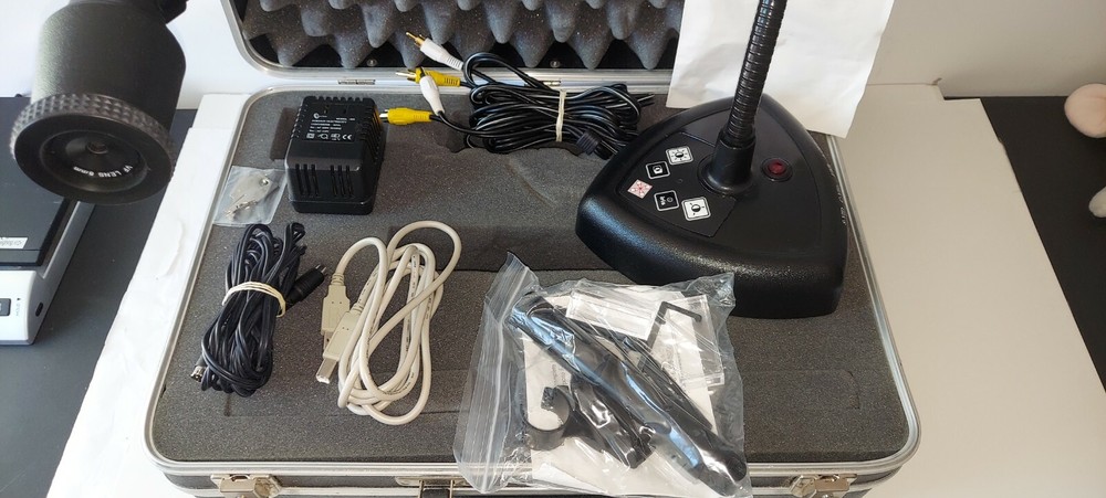 Ken A Vision Video Flex 7600 Document/Microscope Camera 8mm ☆NO Manual,Adp,Disk.