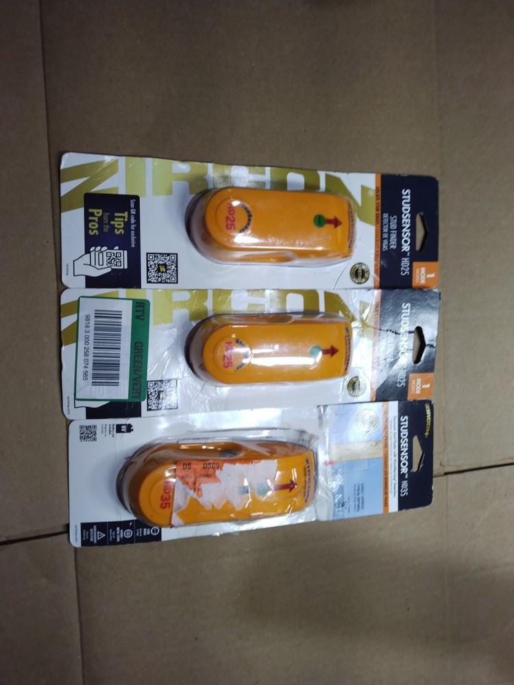 Zircon StudSensor HD35 Stud Finder Stud Edge Location & WireWarning ,plus 2,hd25