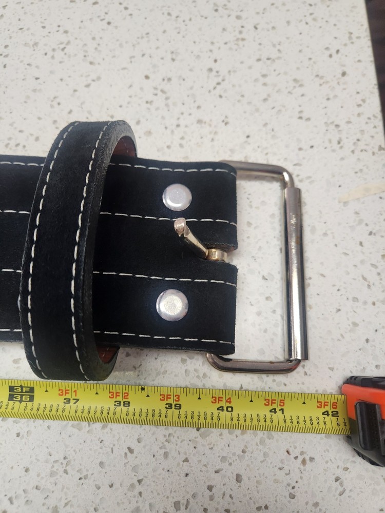 Thick Leather Powerlifting Belt 12mm