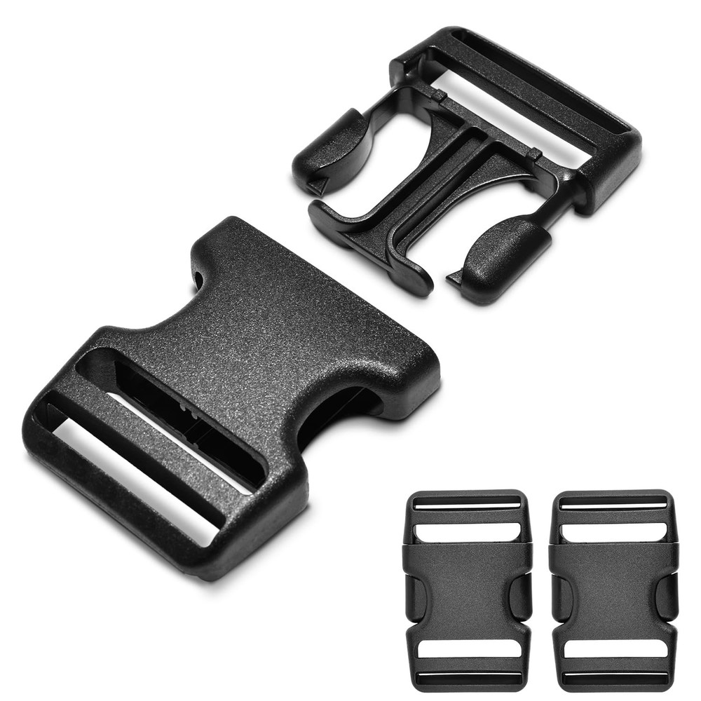 CooBigo 3pcs 1-1/2 Inch Plastic Buckle for Strap 1-1/2"