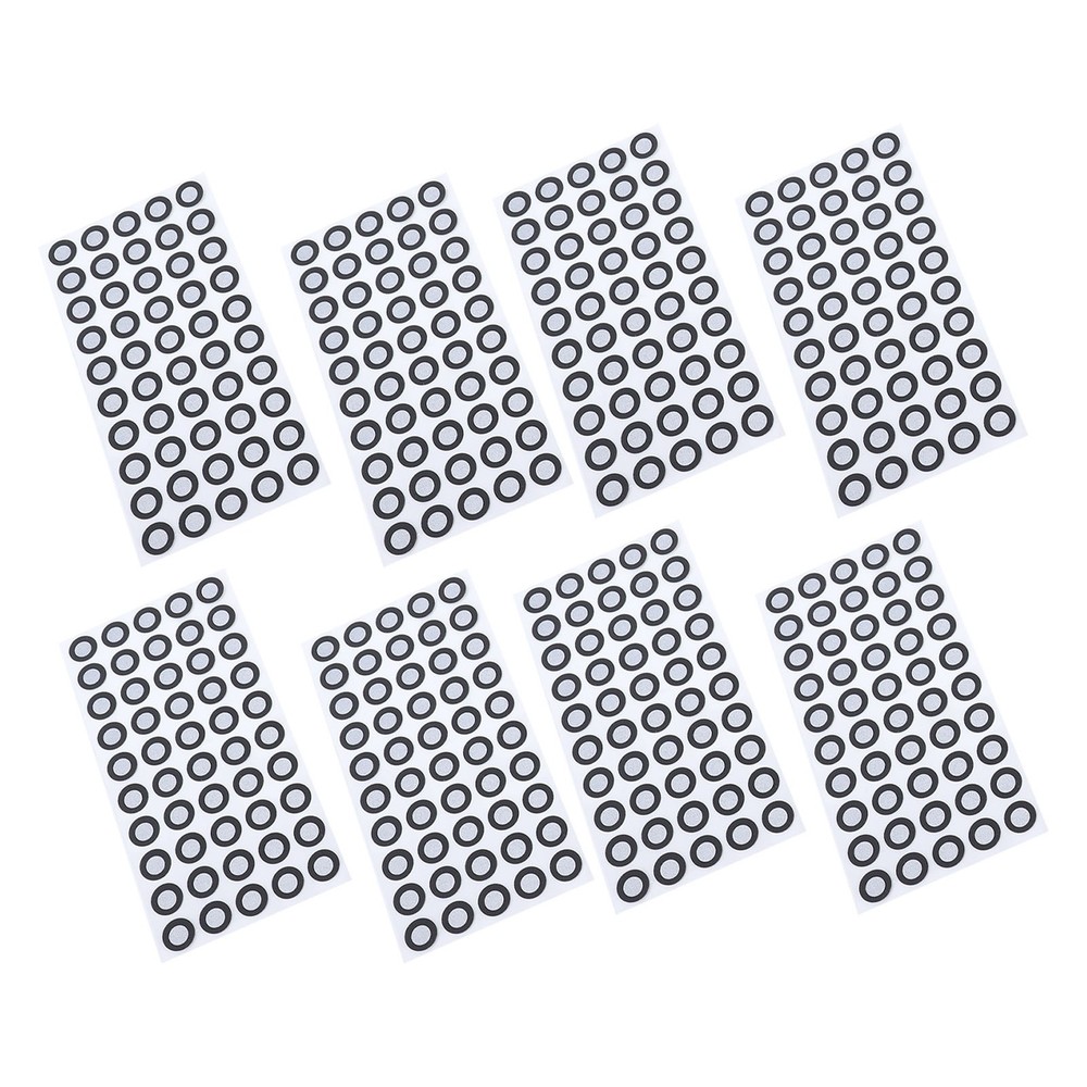 500Pcs Scanning Marker 6mm ID 10mm OD Reference Point Diffuse Reflection Part