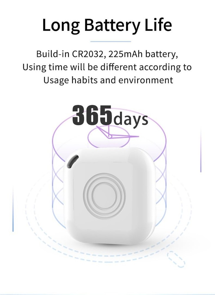 Air-Tag 1 Pack Smart Bluetooth Tracker, SmartTag Holder Works with Apple Find...