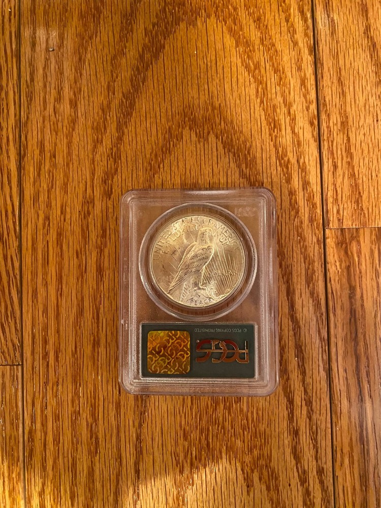 1925 Peace Dollar PCGS MS 63