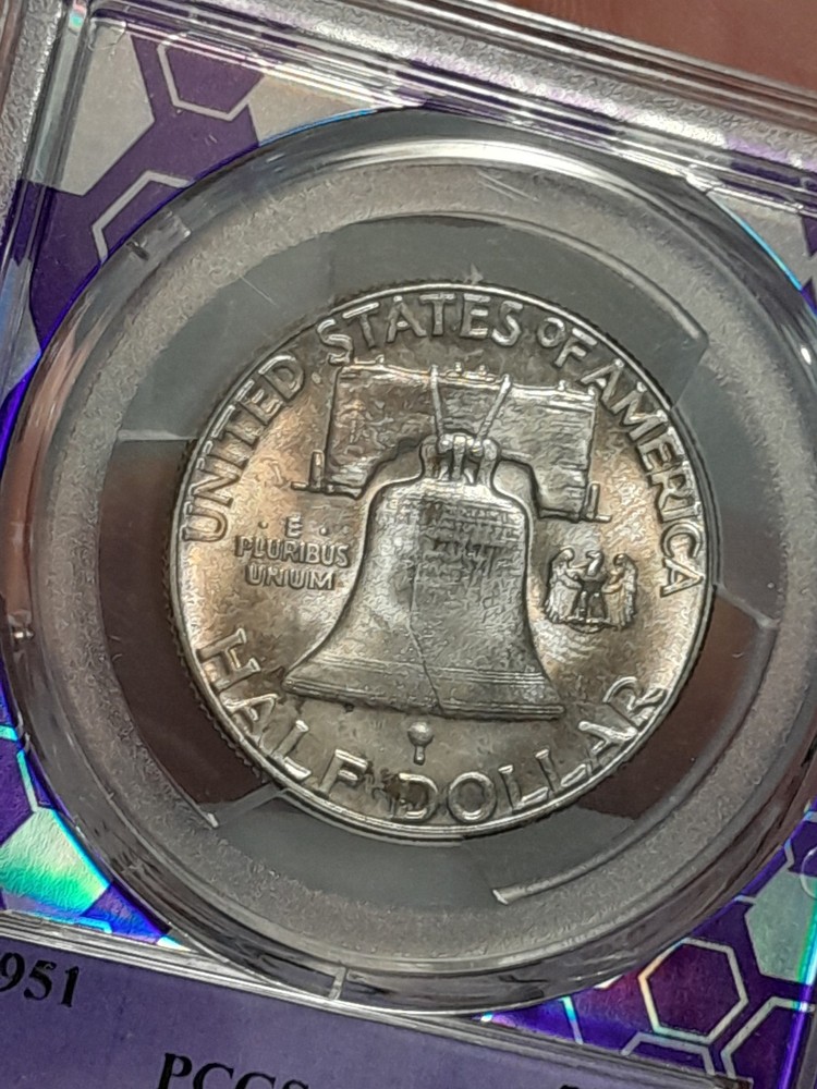 1951- P Franklin Half Dollar MS65 NGC