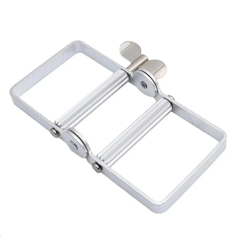 Hot Silver Aluminum Manual Toothpaste Dispenser Tooth Paste Tube Squeezer Access