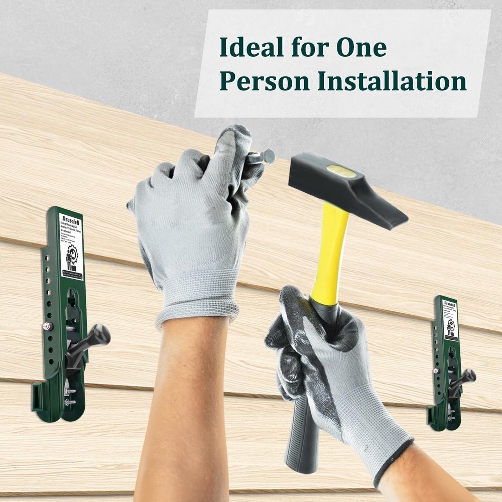 Siding Installation Tools, Siding Mounting Kit with Adjustable Reveals, Lap S...