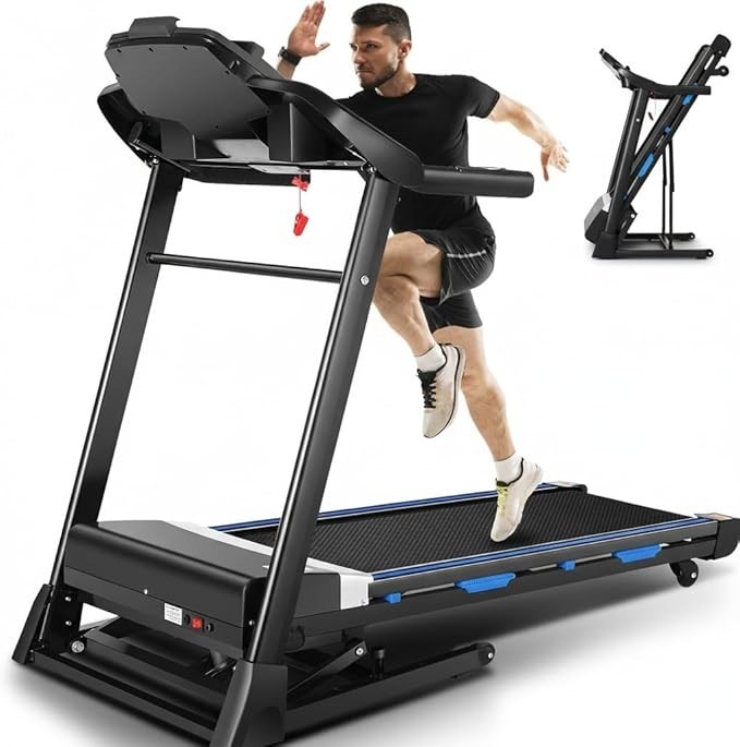 ✅4.5HP Electric Treadmill w/Bluetooth Speaker,LCD Display,Max 9MPH Treadmill✅