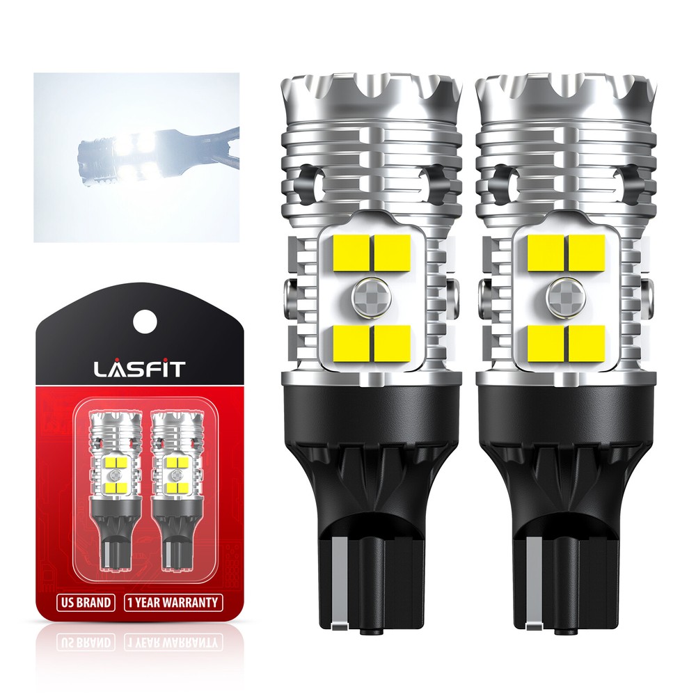 LASFIT LED Reverse Backup Light Bulbs T15 912 921 Extremely Bright White 6000K