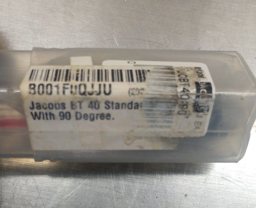 NIB Jacobs BT40-90 81208 Pull Stud JCBT40-90