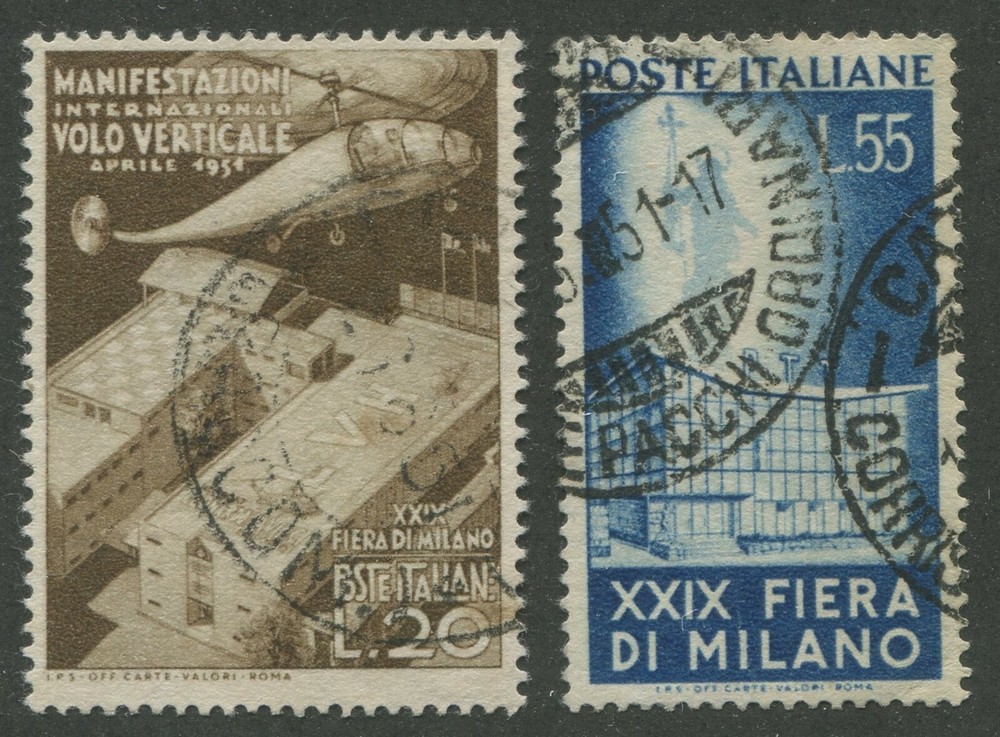 ITALY #572-573 USED SET