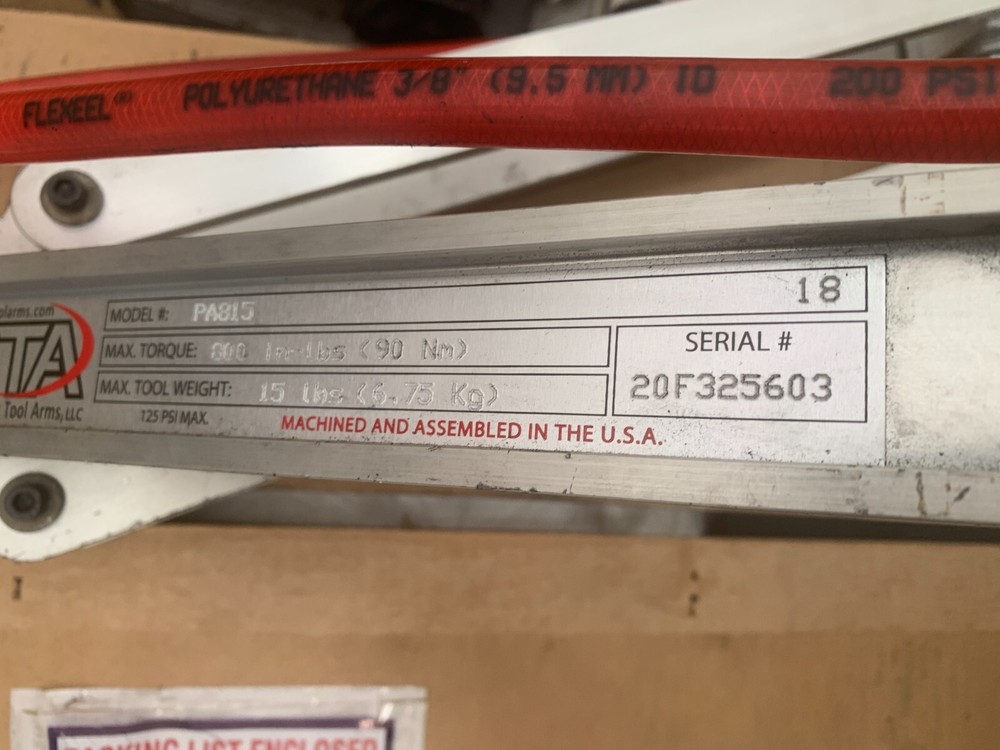 Ergonomic Tool Arms PA815