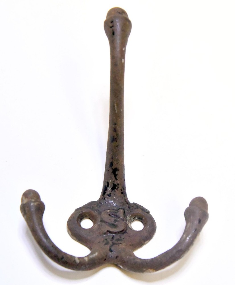 2 MATCHING VINTAGE ACRON TIP HAT OR COAT HOOKS