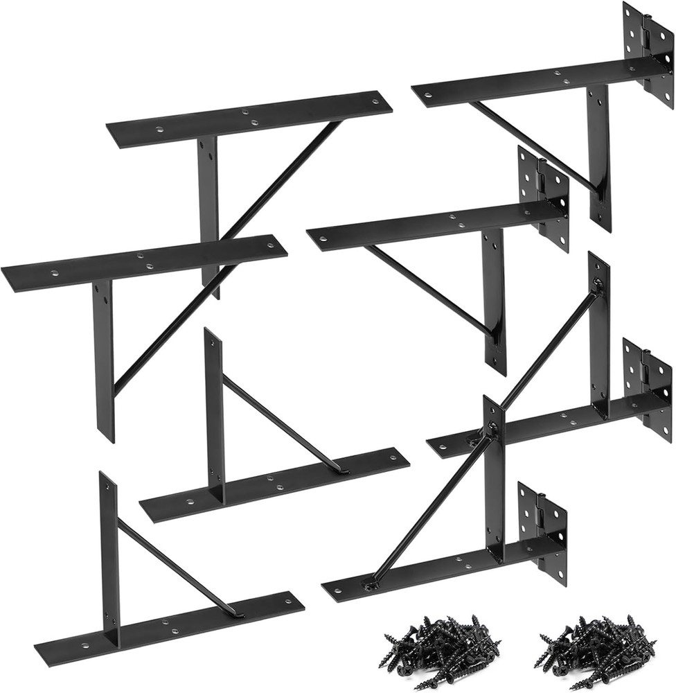 Effortless Installation No Sag Gate Kit - Heavy Duty Adjustable Hardware, 2 Sets