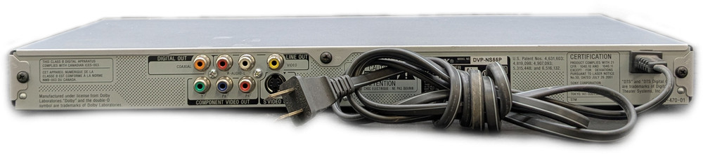 Sony DVP-NS55P DVD Player