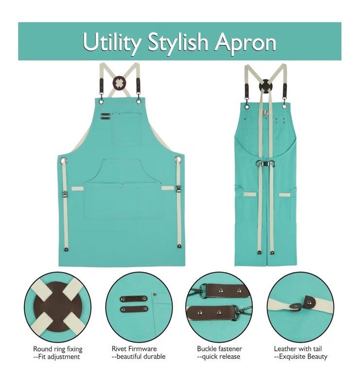Multiple Use Apron, Canvas, Multiple Pockets