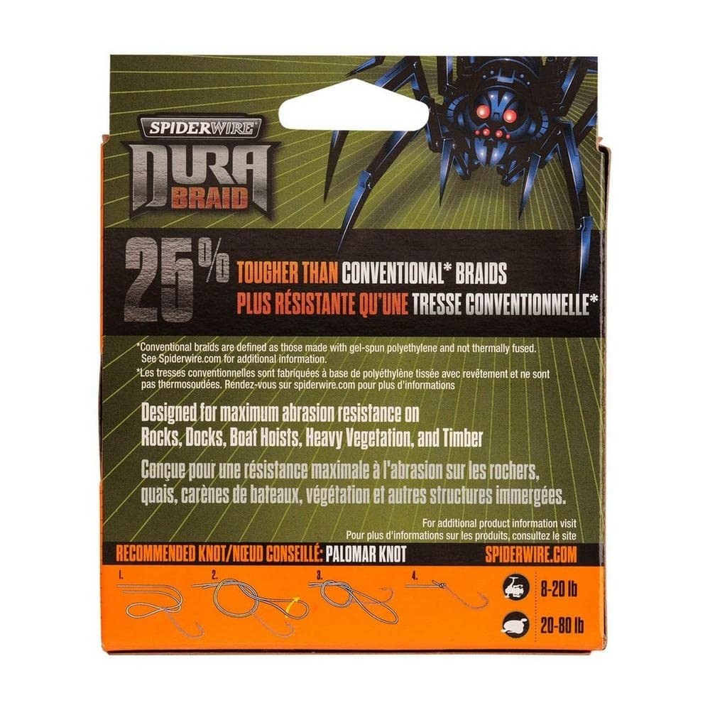 SpiderWire DuraBraid Moss Green 20lb - 150yd
