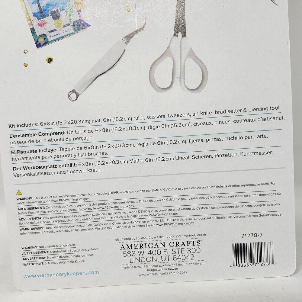 We R Memory Keepers 71278 Mini Tool Kit-6pcs