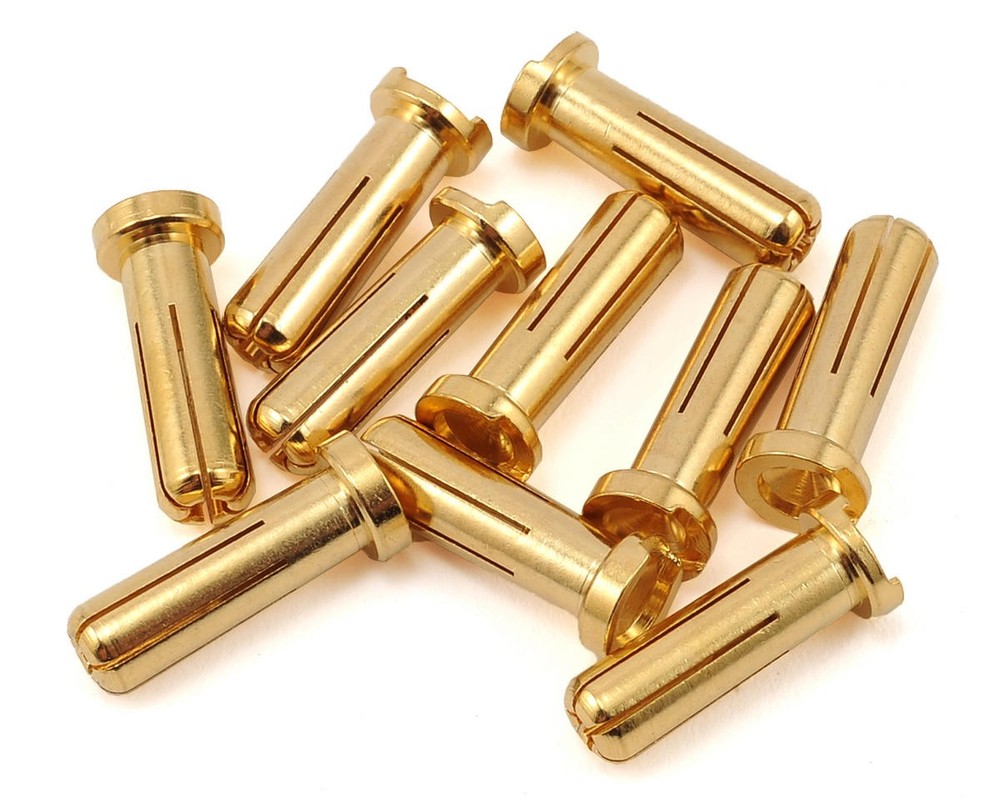 Maclan Max Current 5mm Gold Bullet Connectors (10) [MCL4042]