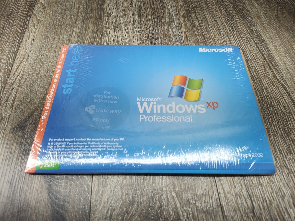 Microsoft Windows XP Professional Service Pack - Version 1.4 - Gateway CD 2002