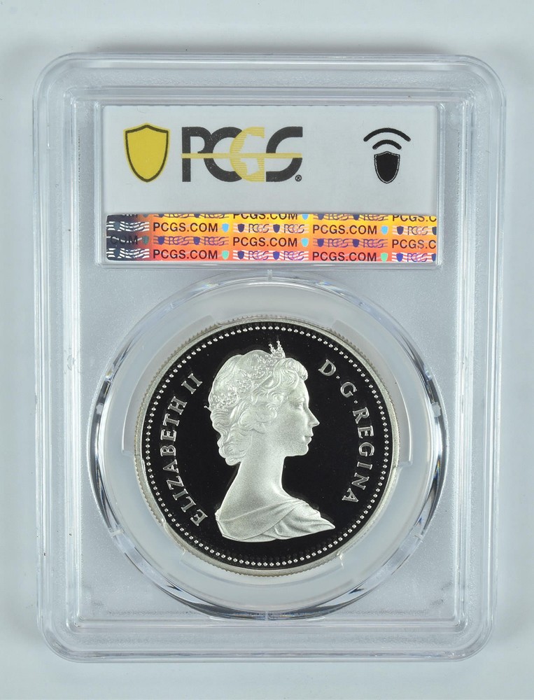 1982 Canada 1 Dollar Silver Regina PR70 DCAM PCGS