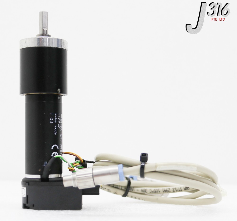 34588 MAXON DC MOTOR W/ GEARHEAD 114473 & ENCODER HEDS-5540 118746
