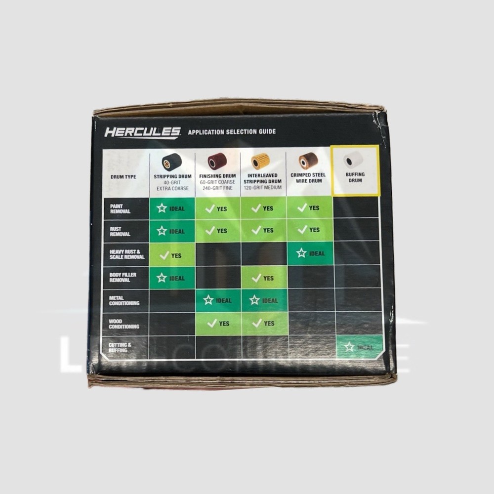 4 1/2" x 4" Easy Strip Abrasive Drum 3/4" Remove Paint Rust Surface Conditioning