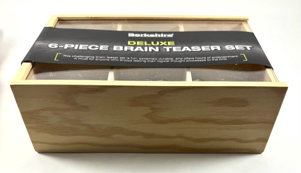 Berkshire Deluxe 6 Piece Brain Teaser Set - NEW