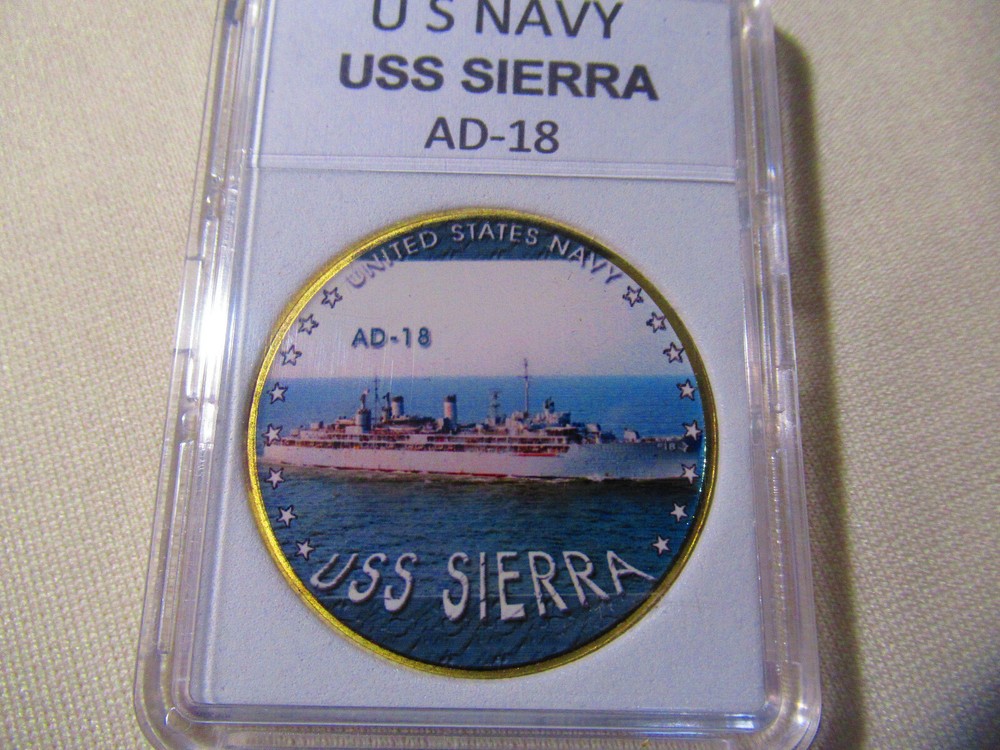 US NAVY - USS Sierra (AD-18) Challenge Coin