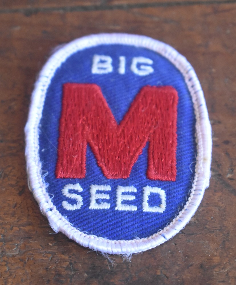 Vintage McCurdy Big M Seed Corn Advertising Patch