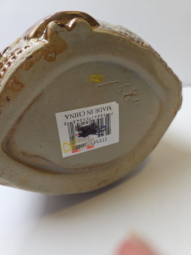 Santa's Sack Clay Vase