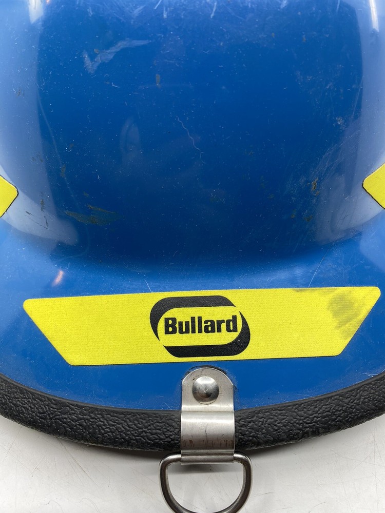 Vintage Bullard Firedome Med Tech Fire Helmet w/ Interior Lining & Face Shield