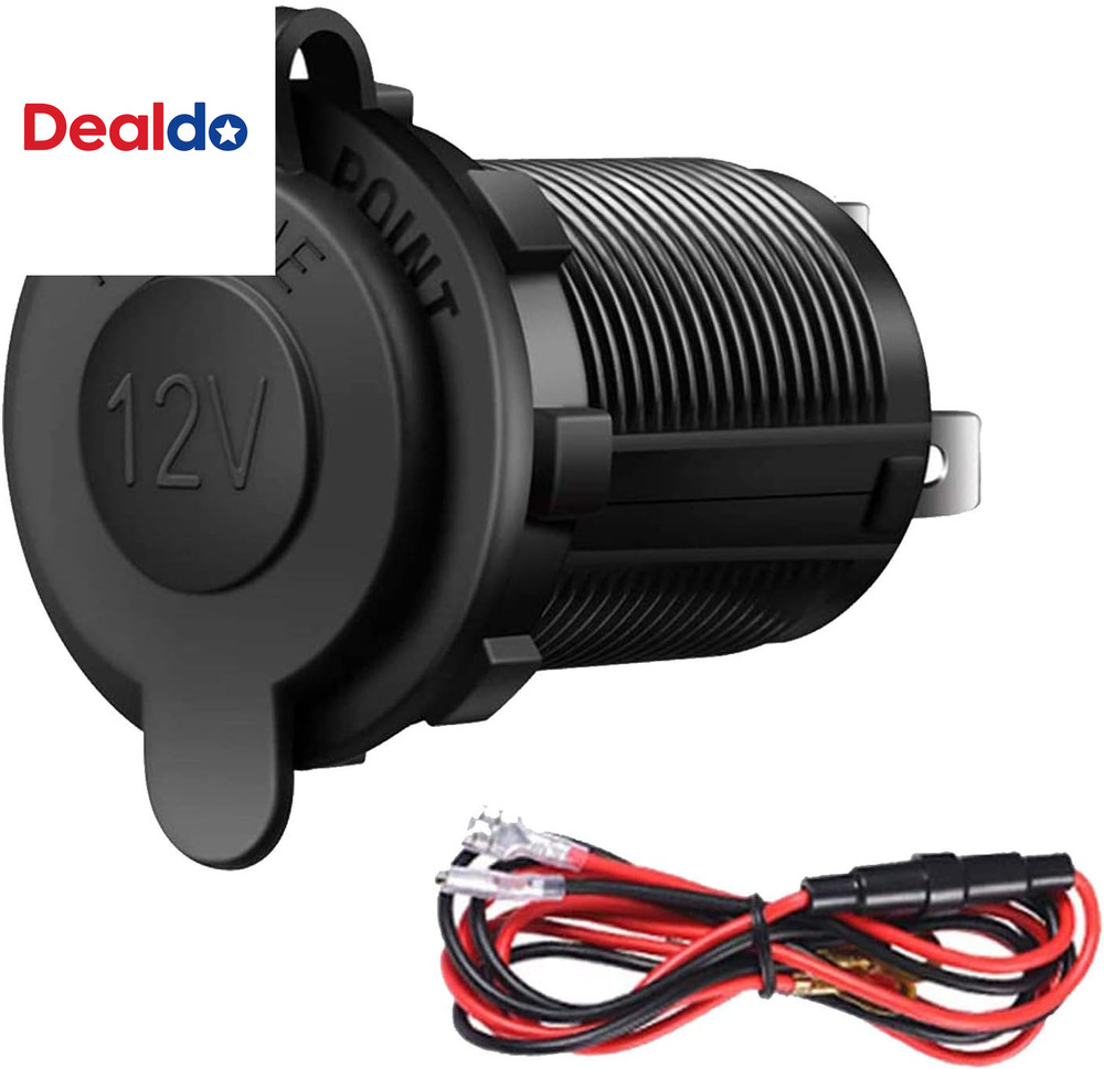 Cigarette Lighter Socket Car Marine Motorcycle ATV RV Lighter Socket Power Outle