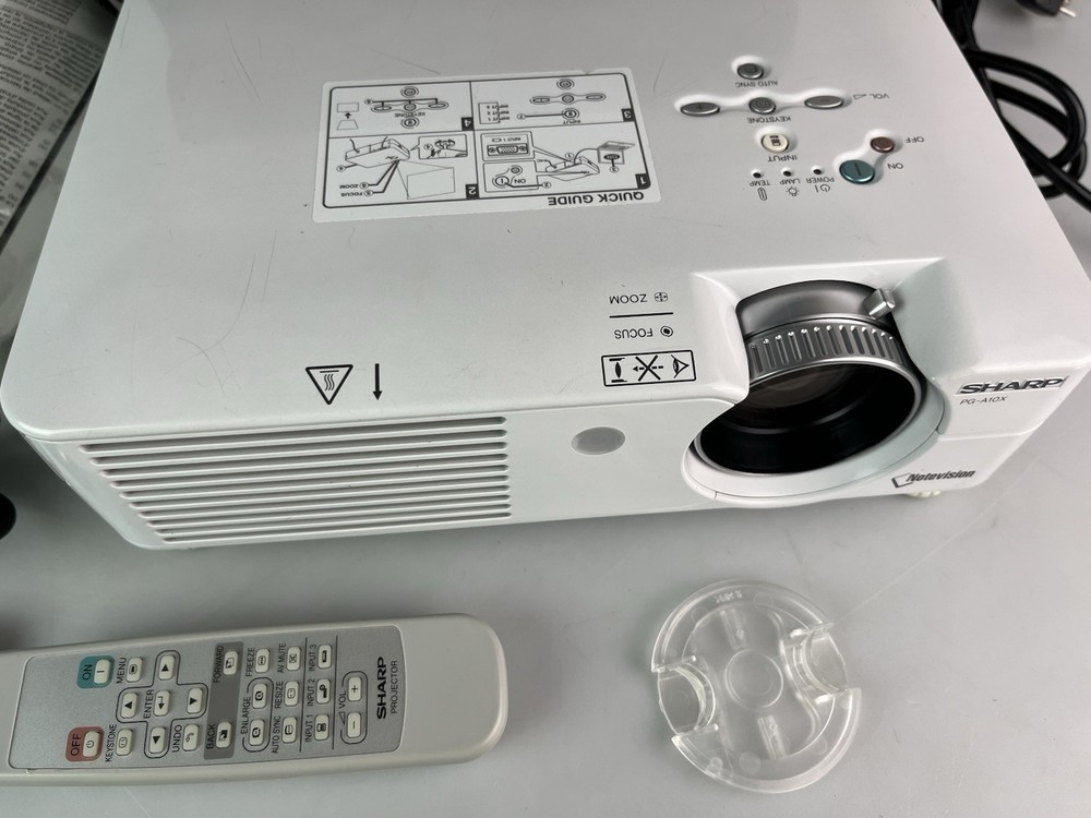 Sharp PG-A10X Portable XGA Projector With Suitcase, Remote, & Cables