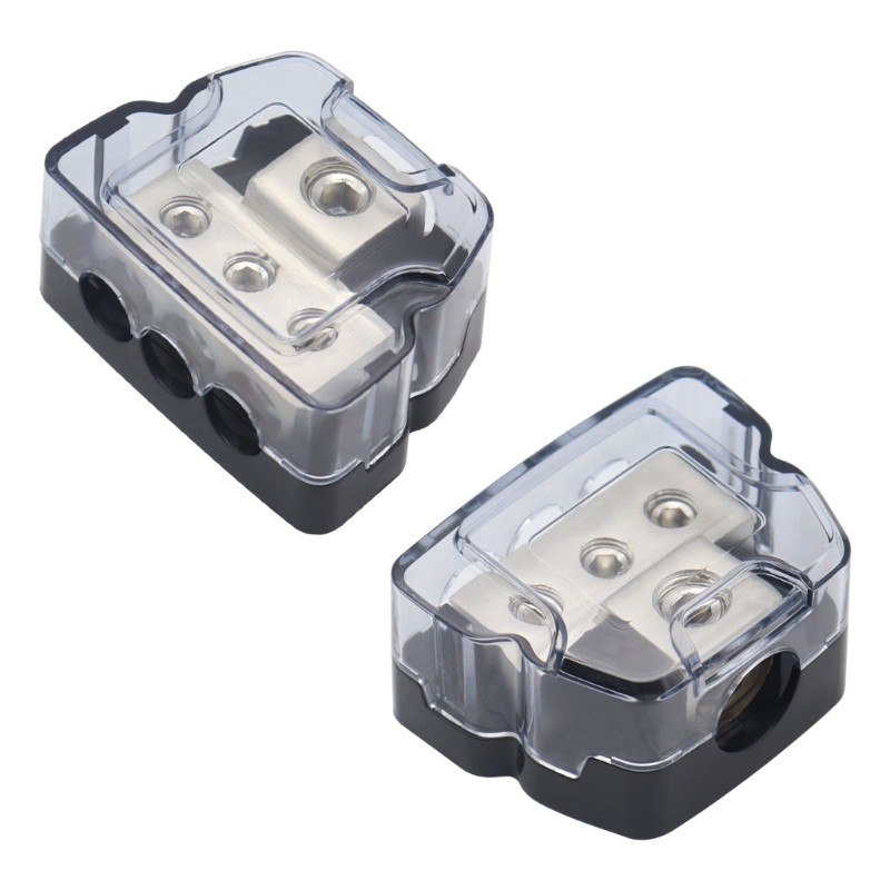 Power Distributor Unit for Car Sound Frequency Installations with Essential Tool