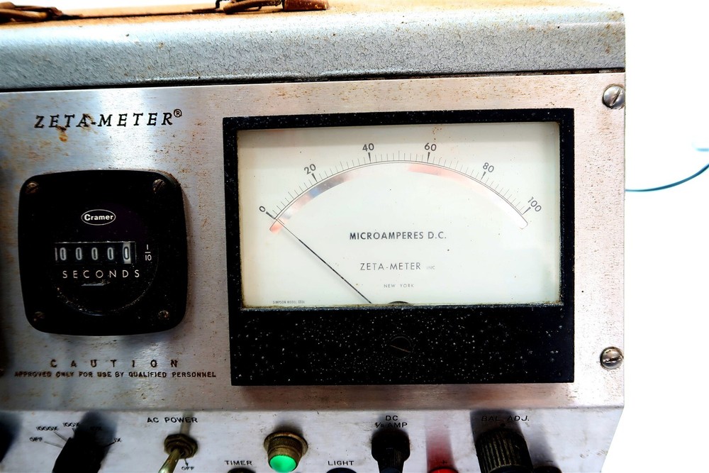ZETA-METER Power and Timer Unit Model D Instrument ~ Powers On