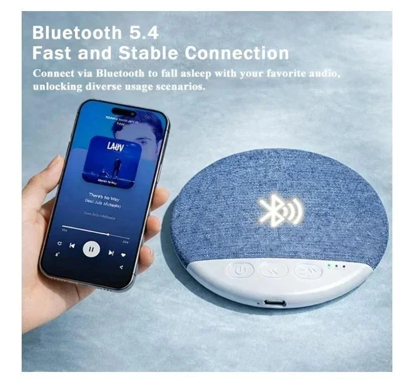 Under-Pillow Speaker for Sleeping - Portable Wireless Bluetooth Bone Conduction