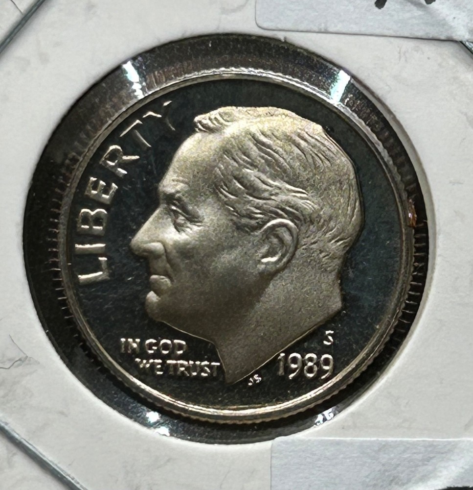 1989 S ROOSEVELT DIME PROOF
