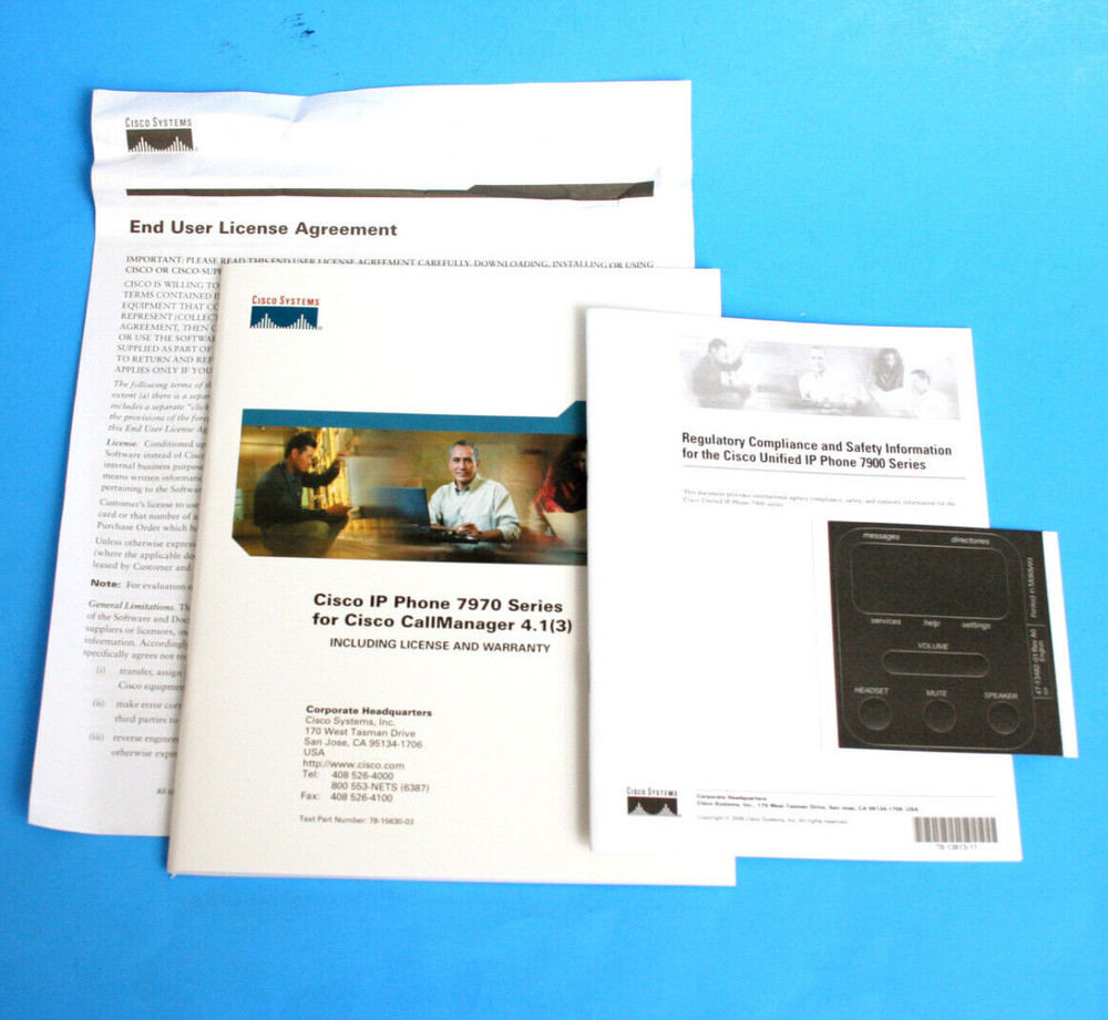 Cisco IP Phone 7970 Series Phone Guide Manual