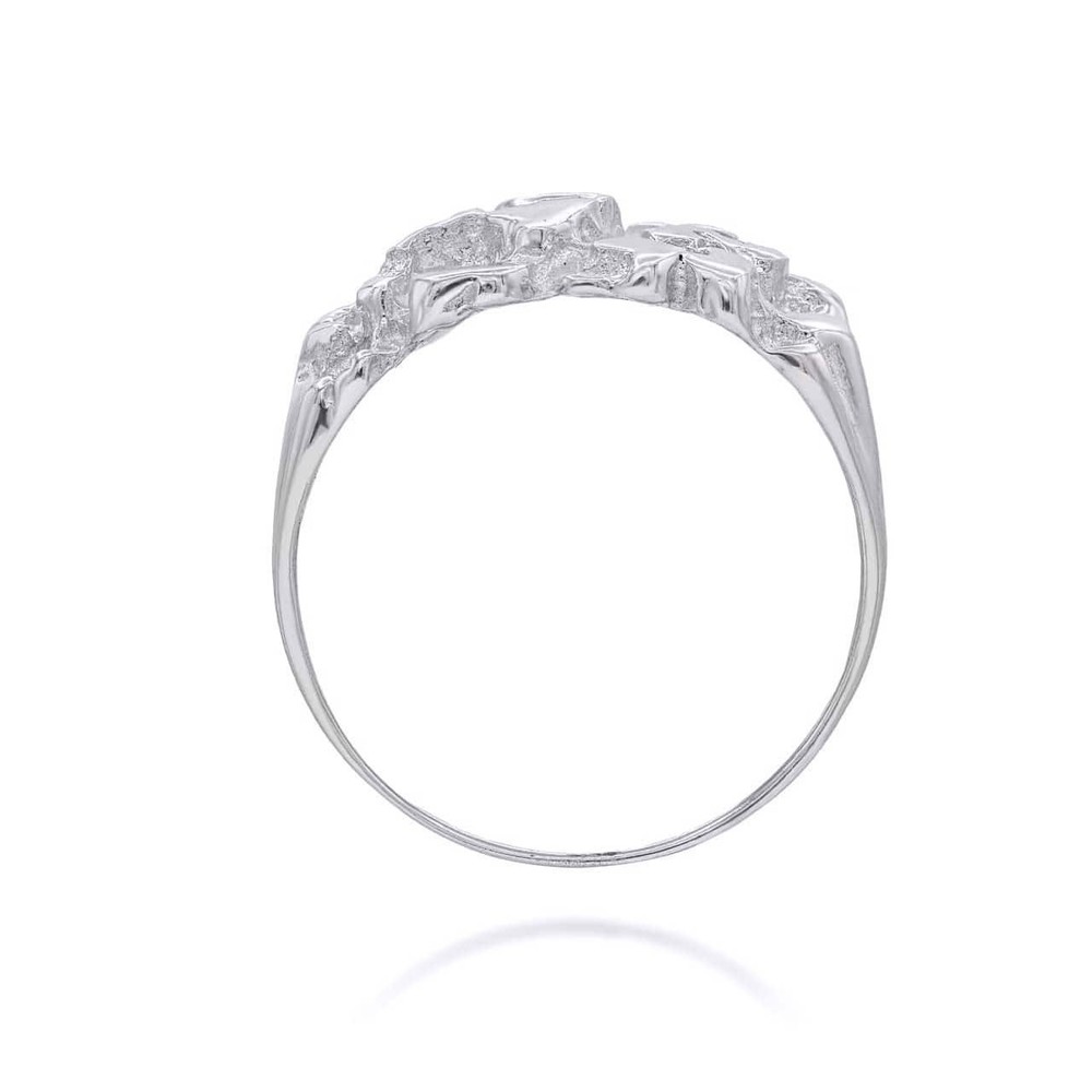 .925 Sterling Silver Nugget Ring