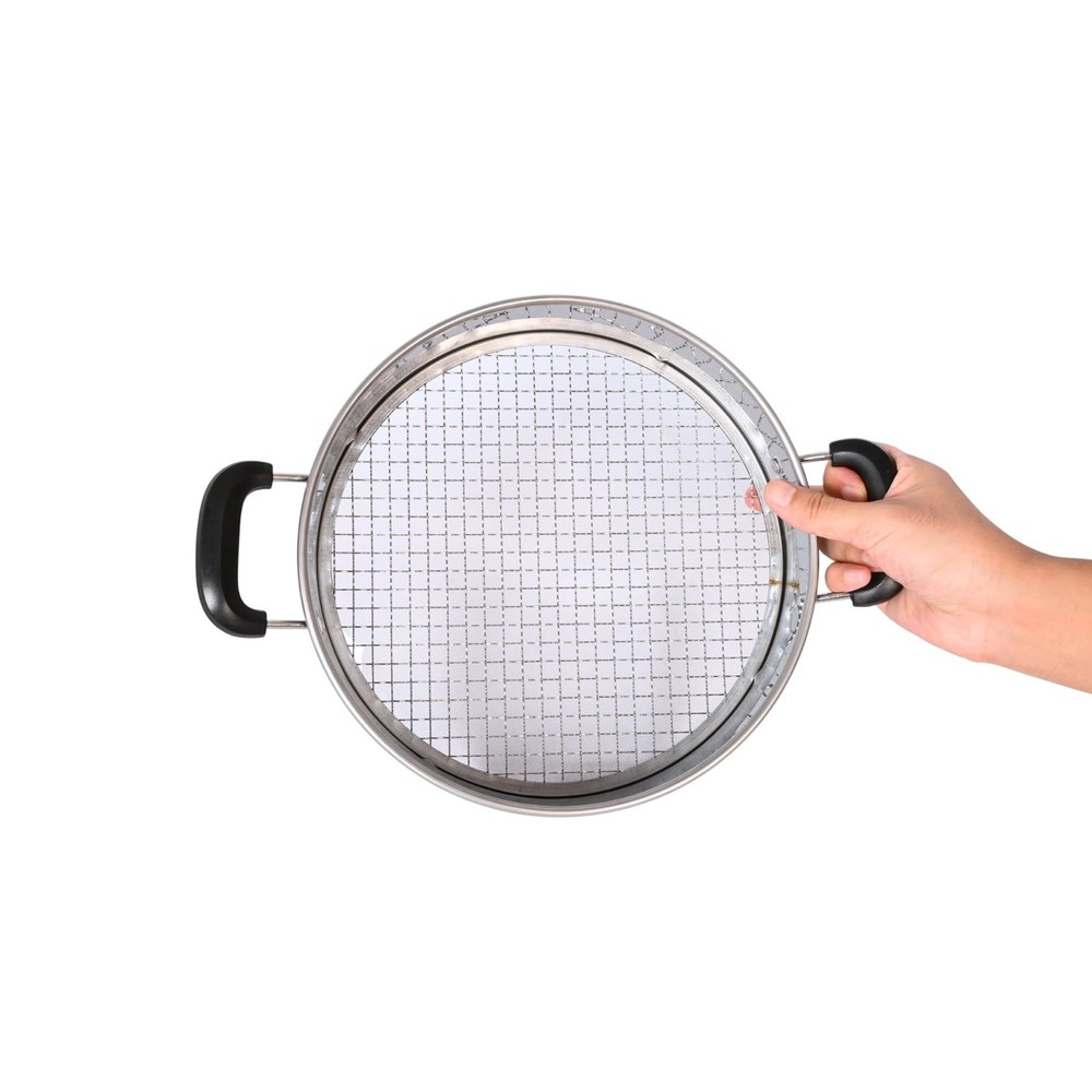 MultiPurpose Soil Sifter Handle 4 Changeable Screens Rock Compost Debris