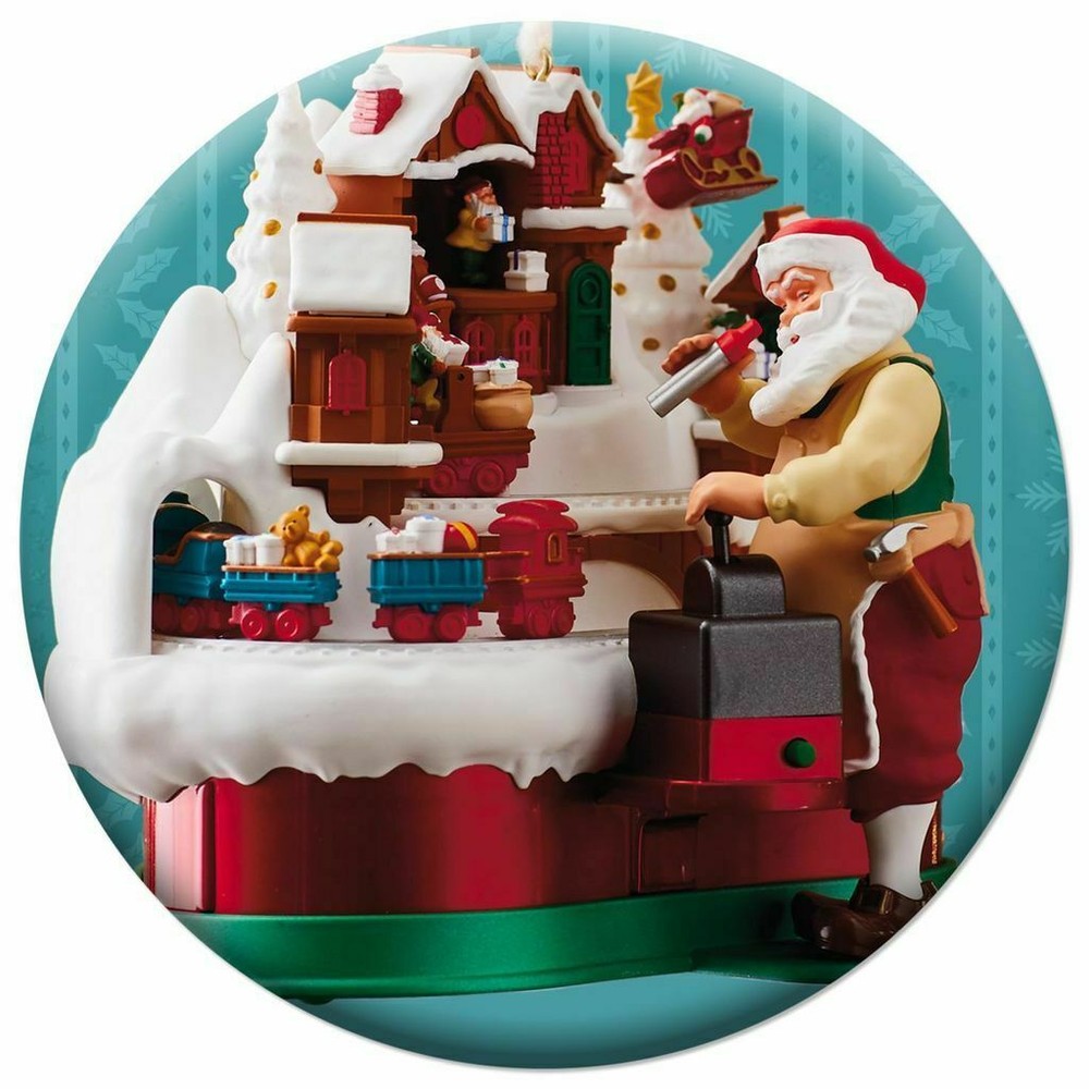 Hallmark Keepsake - 2018 Santa's Magic Train Lapel Pin