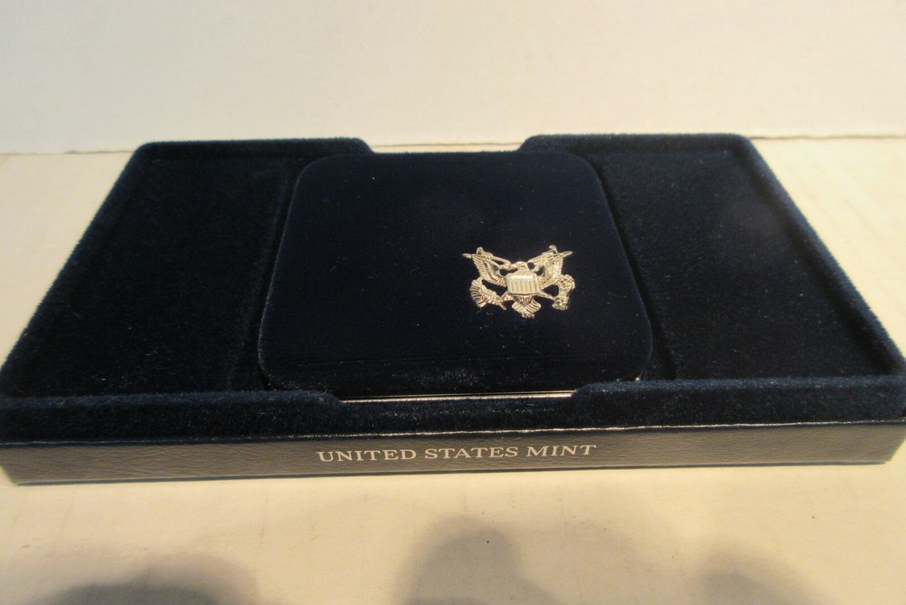 EMPTY BOX & COA for 1994 U.S. Capitol Bicentennial Proof Silver Dollar