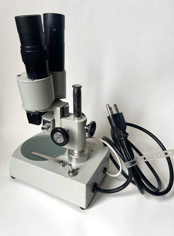 Vintage School Microscope Tested Made in PR China