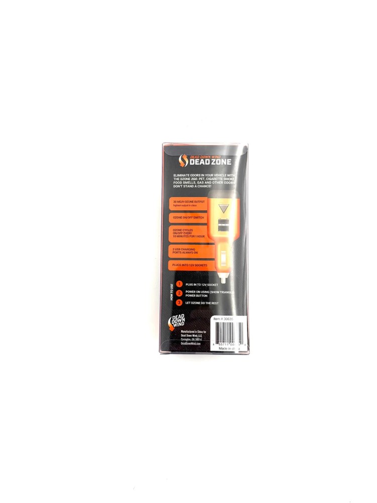 Dead Down Wind Dead Zone Dzone2Go Car Deodorizer