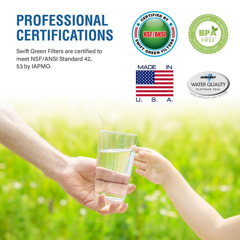 Swift Green SGF-8110S Replacement for 3M CFS8110-S water filter (3 Pack)