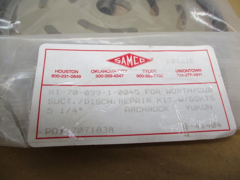 Samco Compressor Valve Repair Kit 7009910045