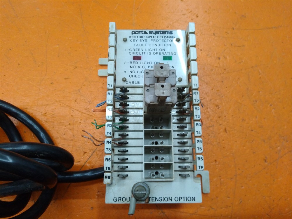 ⭐️⭐️⭐️⭐️⭐️ Porta System 504PXAC Six Pair Protector