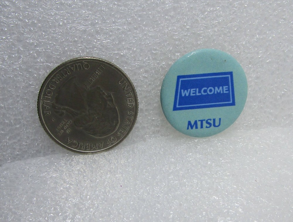 Welcome MTSU Button Pin