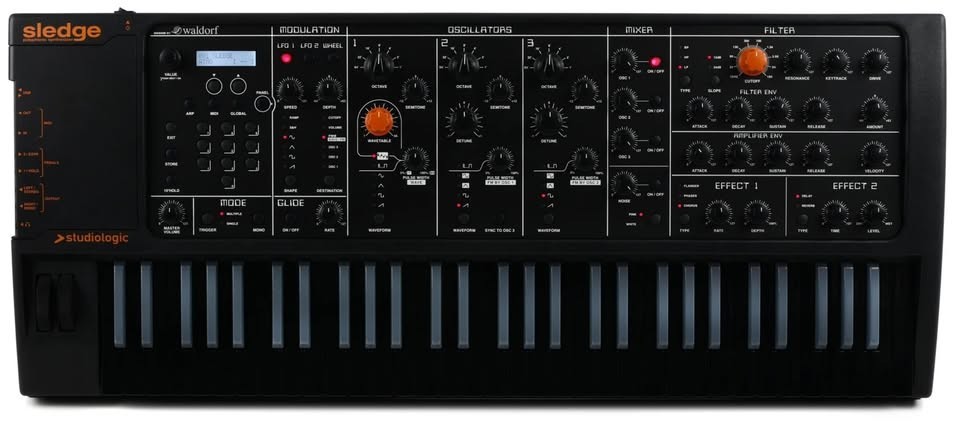 Studiologic Sledge 2.0 Analog Synthesizer (Black Edition)
