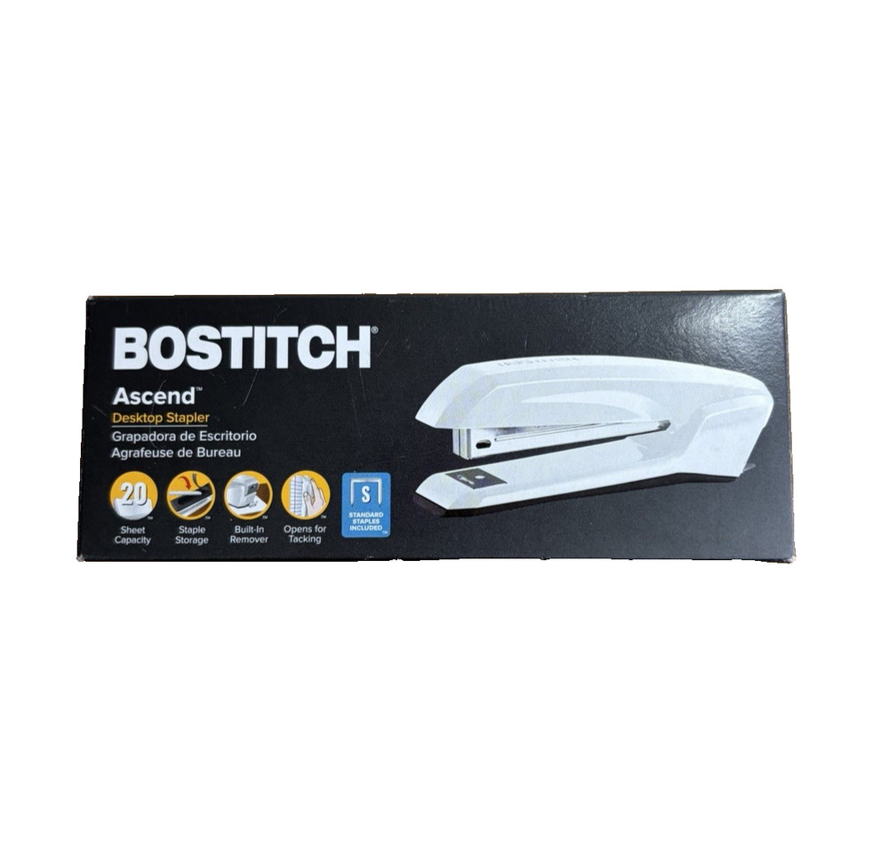Bostitch Office Ascend Stapler, Full Size (B210R-WHITE)